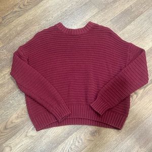 Burgundy Sweater